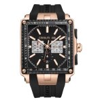 Montre homme cerruti 1881 odissea - ciwgo0018810 bracelet silicone noir