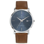 Montre homme certus 611054 - bracelet cuir marron