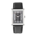 Montre homme certus - 611271 bracelet cuir noir