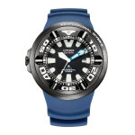 Montre homme citizen promaster marine ecozilla bj805504x - bracelet silicone noir