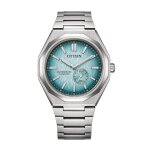 Montre homme citizen zenshin super titanium mechanical - nk5020 - 58l bracelet titane