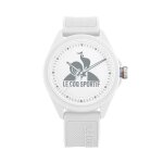 Montre homme le coq sportif montres monochrome - lc10012rpw00 bracelet silicone blanc Montre homme le coq sportif montres monochrome - lc10012rpw00 bracelet silicone blanc