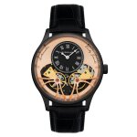 Montre homme earnshaw faraday double barrel automatic - es - 8179 - 0d bracelet cuir noir Montre homme earnshaw faraday double barrel automatic - es - 8179 - 0d bracelet cuir noir