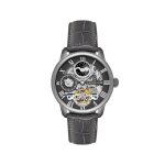 Montre homme earnshaw longitude automatic skeleton - es - 8006 - 0f bracelet cuir gris Montre homme earnshaw longitude automatic skeleton - es - 8006 - 0f bracelet cuir gris
