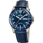 Montre homme festina calendario titanium - f20699 - 2 bracelet cuir bleu marine
