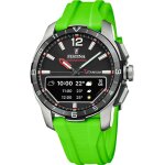 Montre homme festina connected - f23000 - b bracelet rsine vert