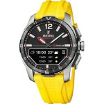 Montre homme festina connected - f23000 - a bracelet rsine jaune