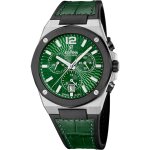 Montre homme festina swiss made vallee - f22003 - 3 bracelet cuir vert
