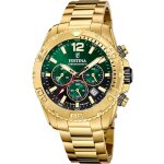 Montre homme festina timeless chronograph - f20684 - 3 bracelet acier dor�