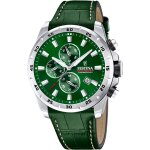 Montre homme festina timeless chronograph - f20692 - 3 bracelet cuir vert Montre homme festina timeless chronograph - f20692 - 3 bracelet cuir vert