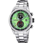 Montre homme festina timeless chronograph - f20694 - 3 bracelet acier argent�