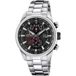 Montre homme festina timeless chronograph - f20694 - 6 bracelet acier argent�