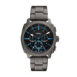 Montre homme fossil montres machine - fs6098 bracelet acier gris fonc