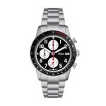 Montre homme fossil sport tourer - fs6045 bracelet acier argent