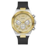 Montre homme guess equity - gw0791g1 bracelet acier noir
