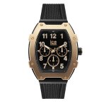 Montre homme ice boliday - black rose - gold - plastic - medium - mt