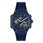 Montre homme lacoste lc33 - 2011434 bracelet silicone bleu Montre homme lacoste lc33 - 2011434 bracelet silicone bleu