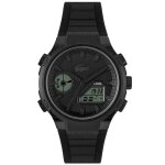 Montre homme lacoste lc33 - 2011447 bracelet silicone noir
