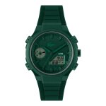 Montre homme lacoste lc33 - 2011449 bracelet silicone vert