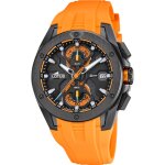 Montre homme lotus - 18943 - 3 bracelet silicone orange