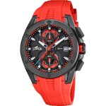 Montre homme lotus - 18943 - 5 bracelet silicone rouge