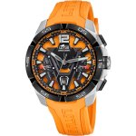 Montre homme lotus - 18944 - 3 bracelet silicone orange