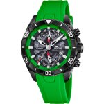 Montre homme lotus - 18945 - 4 bracelet silicone vert