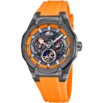 Montre homme lotus - 18946 - 3 bracelet silicone orange