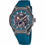 Montre homme lotus - 18946 - 4 bracelet silicone bleu marine