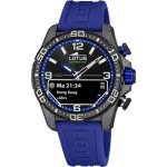 Montre homme lotus - 20000 - 3 bracelet silicone bleu