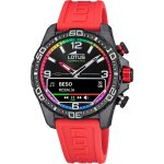 Montre homme lotus - 20000 - 6 bracelet silicone rouge