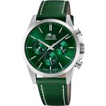 Montre homme lotus chrono - l18990 - 3 bracelet cuir vert
