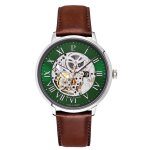 Montre homme pierre lannier - 323d174 automatic bracelet cuir brun
