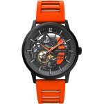 Montre homme pierre lannier - 341a499 paddock bracelet caoutchouc orange Montre homme pierre lannier - 341a499 paddock bracelet caoutchouc orange