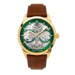 Montre homme pierre lannier - 347a074 monarck bracelet cuir brun