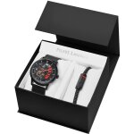 Montre homme pierre lannier - 384b439 paddock bracelet acier noir