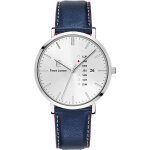 Montre homme pierre lannier data - 242d126 bracelet cuir bleu