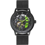 Montre homme pierre lannier paddock - 338a469 bracelet acier noir