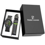 Montre homme pierre lannier paddock - 385c479 bracelet cuir noir