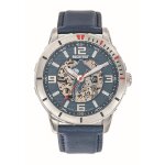 Montre homme ruckfield - 685186 bracelet cuir bleu