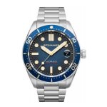 Montres homme spinnaker - sp - 5100 - 22 braccelet acier argent