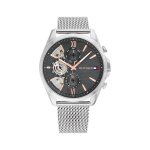 Montre homme tommy hilfiger baker - 1710646 bracelet acier argent