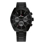 Montre homme tommy hilfiger hudson - 1710724 bracelet acier noir