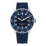 Montre homme tommy hilfiger remy - 1792225 bracelet silicone bleu Montre homme tommy hilfiger remy - 1792225 bracelet silicone bleu