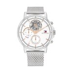 Montre homme tommy hilfiger stewart - 1710682 bracelet acier argent Montre homme tommy hilfiger stewart - 1710682 bracelet acier argent