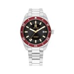 Montre homme tommy hilfiger th85 automatic - 1792154 bracelet acier argent