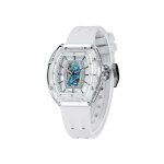 Montre homme tsar bomba nucleus femme series - tb8219l03 bracelet caoutchouc blanc Montre homme tsar bomba nucleus femme series - tb8219l03 bracelet caoutchouc blanc