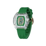 Montre homme tsar bomba nucleus femme series - tb8219l05 bracelet caoutchouc vert Montre homme tsar bomba nucleus femme series - tb8219l05 bracelet caoutchouc vert
