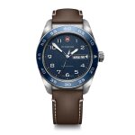 Montre homme victorinox swiss army - 242040 bracelet cuir marron