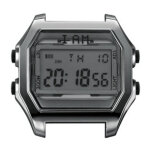 Montre i am the watch iam - 101 - boîtier aspect métal gun verre gris boutons noir / ecart corne 20 mm ... Montre i am the watch iam - 101 - boîtier aspect métal gun verre gris boutons noir / ecart corne 20 mm ...